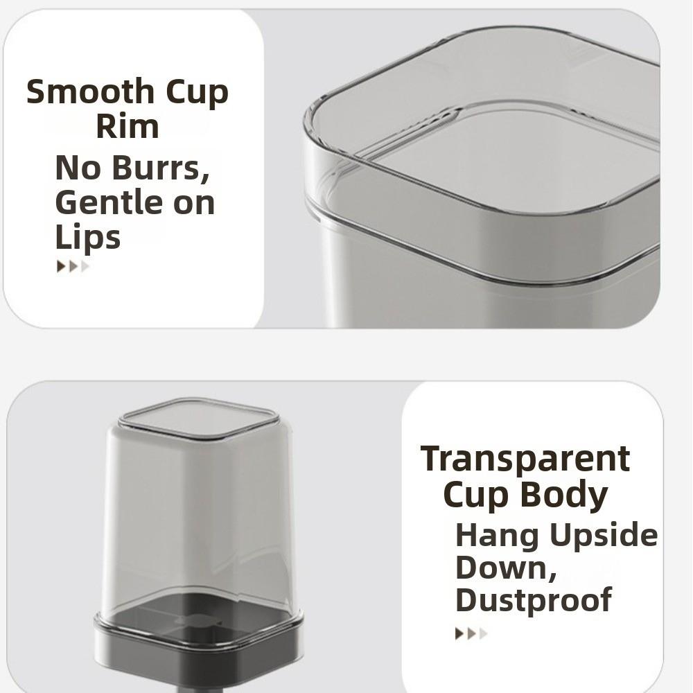 All-in-One Mouthwash Cup with Lid Toothbrush Organizer Simple Toothpaste Rack Couple