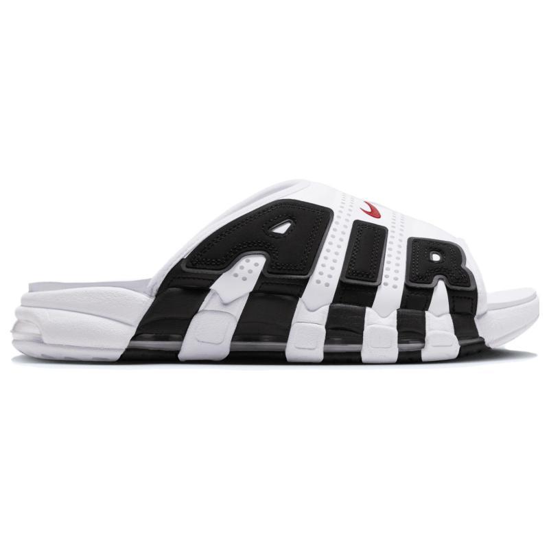 Nike Air More Uptempo Slide White Black Red Vintage Basketball FB7818-100
