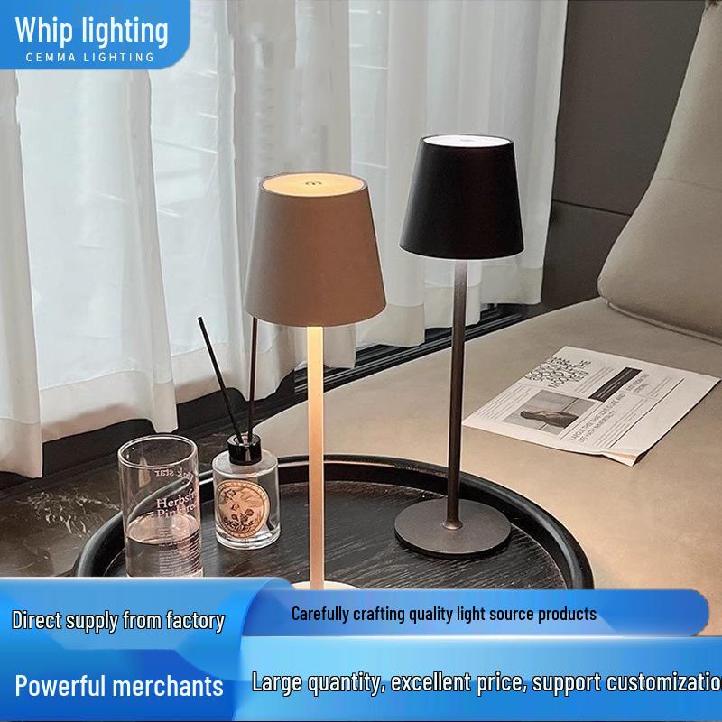 

USB Rechargeable Minimalist Night Light: Eye-Protective Bedside Atmosphere Lamp