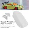 RC Car Chassis Armor for Scale Tamiya TT02 RC Upgraded Stainless Steel Metal RC Car Armor Chassis Guard Silver Corrosion Easy RC Car Accessory 1/10