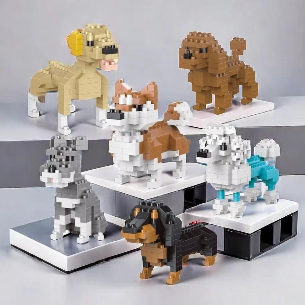Detailed Design Dog Building Blocks Toy Mini Size Cat Building Blocks Toy for Adults and Kids