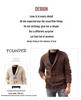 Men's Long Sleeve Solid Color Knitwear - Autumn/Winter Fashion, Comfortable Lapel Design.