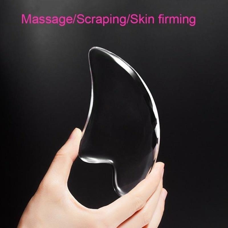 Crystal  Scraping Massage Tool Face Massage Guasha Board Ultra Smooth Edge Facial Massage Tools