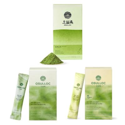 Osulloc Jeju Matcha Kollektion 3 Sorten (Matcha-Stick, Matcha-Milchtee)