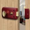 Key Included Heavy Duty Lock Single Cylinder Insurance Lock Retro Red Lock  Furniture Hardware