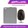 Wig Storage Box For Toupee Closure Frontal Hand Carry Wig Bag With Head Stand Foldable High Capacity Wig Packaging Box