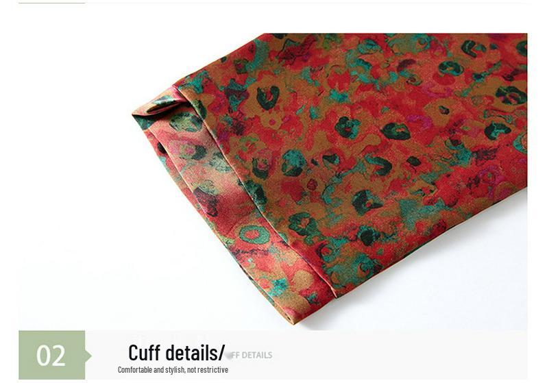 Elegant New Chiffon Blouse for Middle-aged & Elderly Women - Chinese Spring/Summer Style for Grandmas