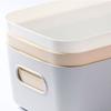 3PCS/SET Plastic Cosmetic Storage Box Large Capacity Stackable Desktop Container Thick Miscellaneous Items Organizer Office