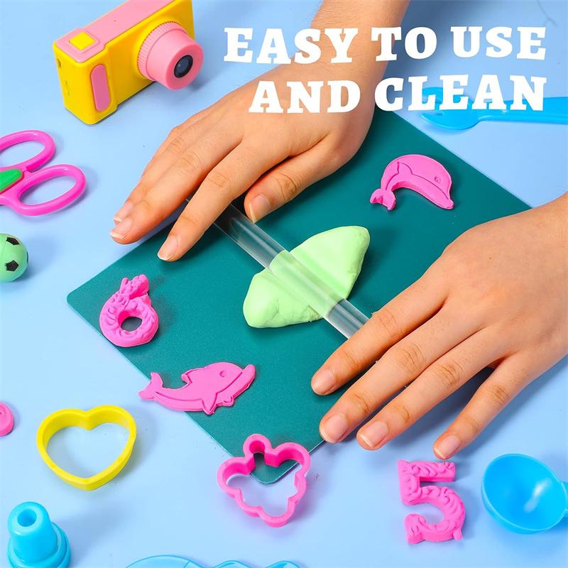 1/2Pcs Solid Clay Acrylic Rolling Pin Roller DIY Modelling Clay Tools Sculpting Pottery Porcelain Handmade Art Craft Accessories