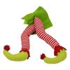 Christmas Decor Supplies Plush Leg Elf Doll Car Home Xmas Tree Pendants Creative Gifts New Year Party Pendant Accessories