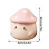 Mushroom Shaped Ceramic Mug Lid Unique Designs Drinking Cup For Women Gift Heat Resistant Home Drinkware