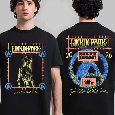 Linkin Park München In der Allianz Arena 11., 12. Juni 2026 From Zero Skeleton T-Shirt