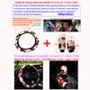 6pc Plush Large Flower Car Without Inner Ring Steering Wheel Cover Shoulder Cover Armrest Pad Handbrake Cover File Set for Women