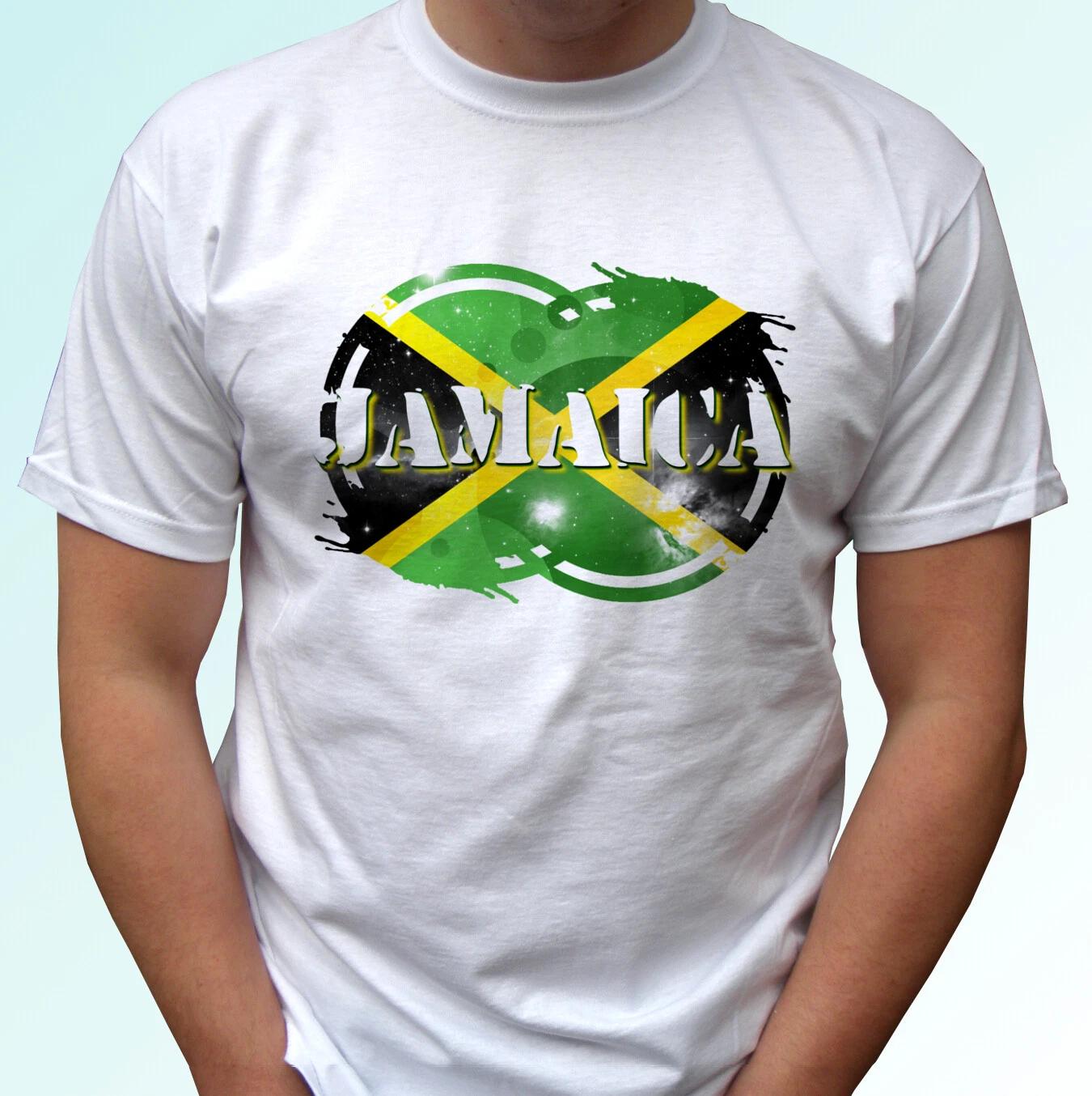 

Jamaica flag white kids boys T-Shirt tee africa modern design top s s kids sizes 150