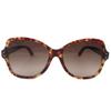 BOTTEGAVENETA Sunglasses BV0045SA 003 Intrecciato Brown Plastic/leather Women Used