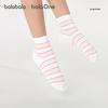Balabala Kids' Summer Breathable Mesh Cotton Short Socks (4-Pack)