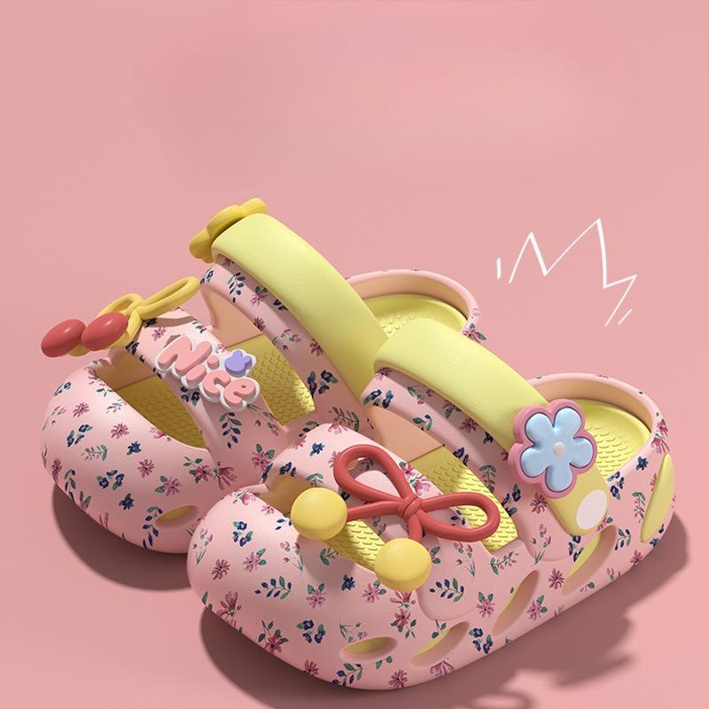 Cartoon-Kinderschuhe, Mädchenschuhe, Strandschuhe, Flip-Flops