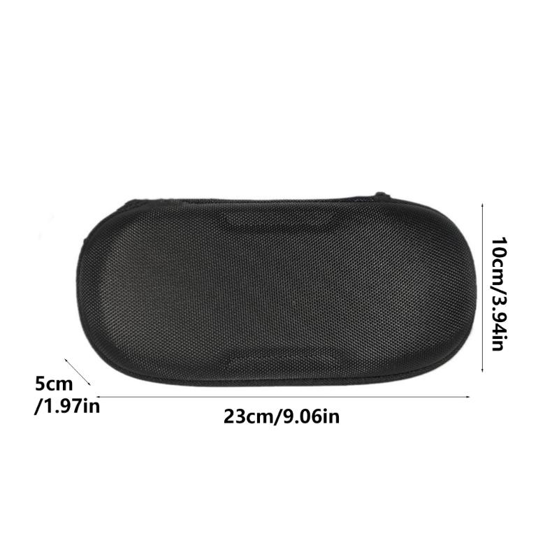 Handheld Game Console Bag Scratchproof Storage Box for  6 Protector Case with Mesh Pocket Carry Pouch