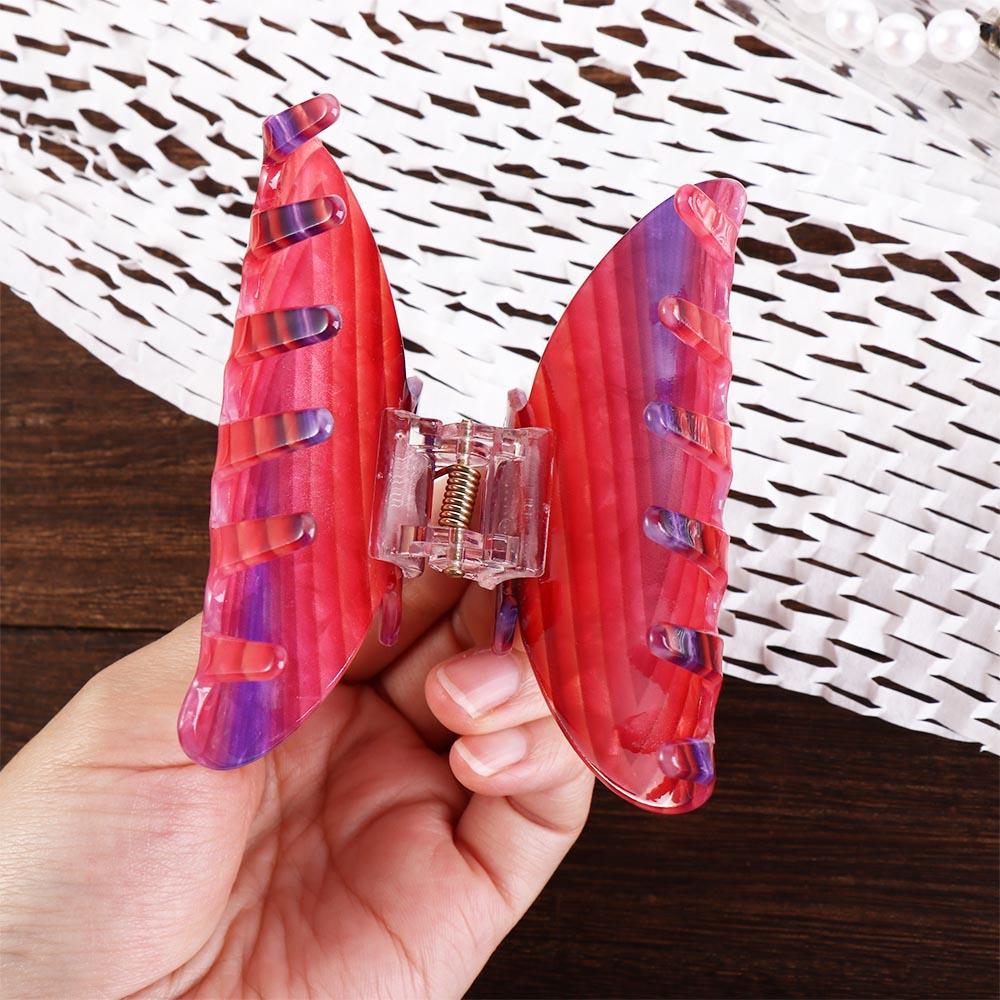 Acrylic Flower Hair Claw Korean Style Acrylic Shark Clip Retro Hair Claw Clip  Party