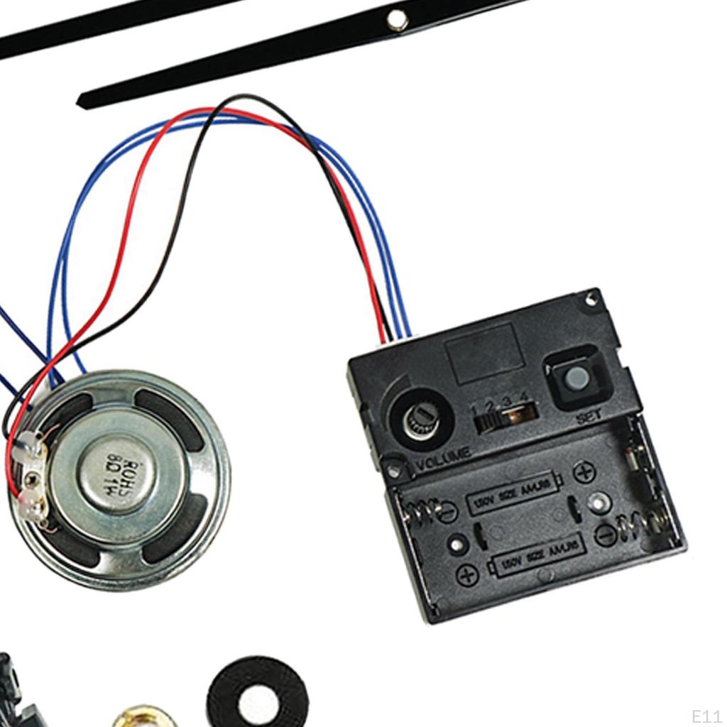 Pendulum Clock Movement Kits Making Replacement Parts Music Box Speaker
