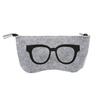 Zipper Eye Glasses Sunglasses Case Pouch Bag Box Storage Protector Felt Cloth Ch