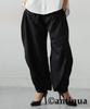antiqua Ruffle Free Size Black Women's Pants, Long, PY-00673, 05,