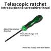Magnetic Screwdriver Screwdriver Set Insulated Phillips Slotted Bits Electrician For Electrician Hand Tools Multifunctional