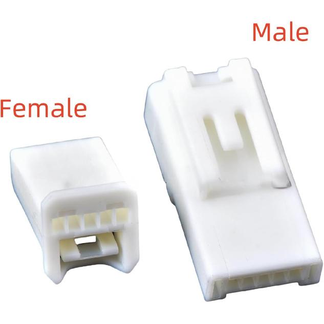 5 Pin 0.7mm Female Or Male Automotive Wiring Unsealed Replacement Connector Car Socket 6098-3810 90980-12365 90980-12366(Female male)