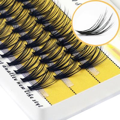 10/20/30D Cluster Eyelash Natural Eyelashes Extension 1 Box/60 Bundles Russian Individual Eyelash Bundle Makeup Lashes