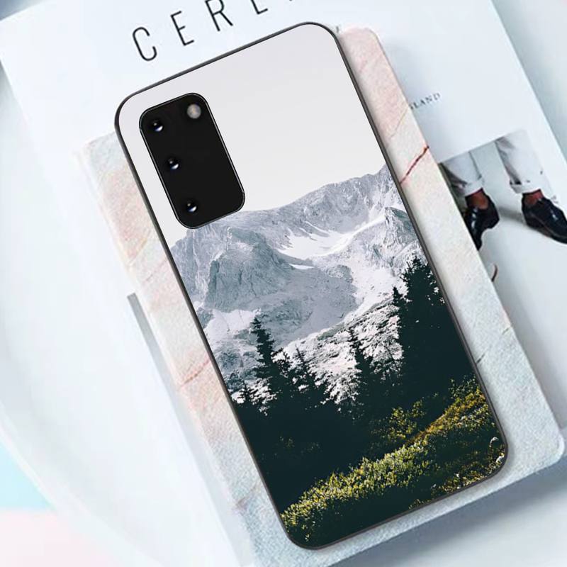 Mountain Forest Phone Case for Samsung S10 21 20 9 8 Plus Lite S20 UlTRA 7edge