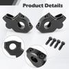 Motorcycle 1" 25.4mm Offset Handlebar Mount Clamp Risers Fit Accessory For Triumph Bonneville T100 2001-2024