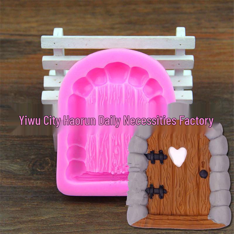 Mushroom House Fairy Tale Silicone Mold for Log Cabin Cakes and Chocolates