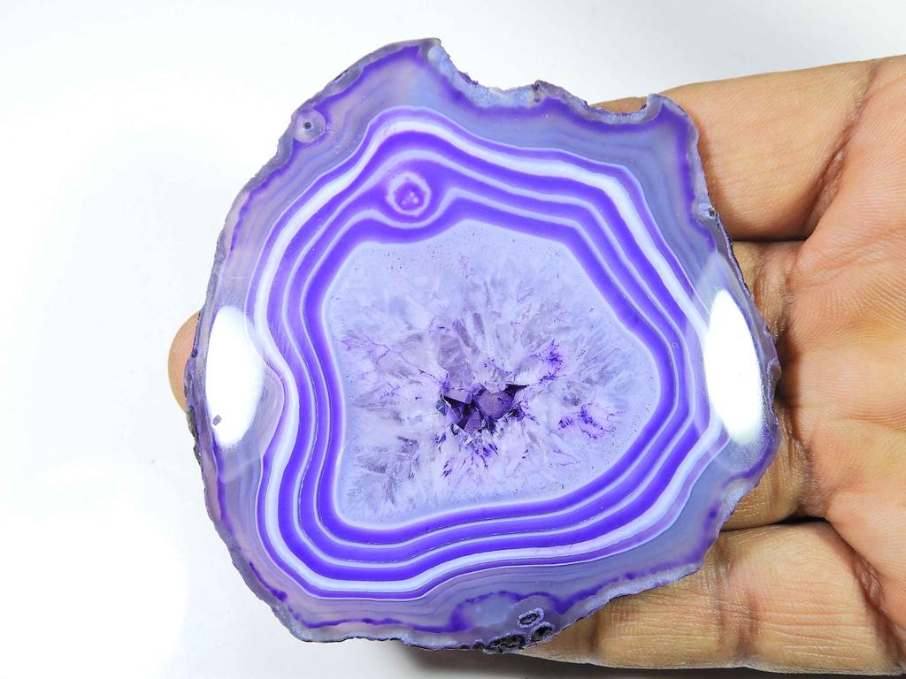 320Cts. Dyed Druzy Agate Fancy Healing Crystal Cabs Loose Gemstone 78X72MM SK-2306