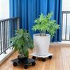 Indoor Outdoor Plant Stands Movable Plant Mobile Trolley Universal Plant Pot Tray  For Heavy Plants