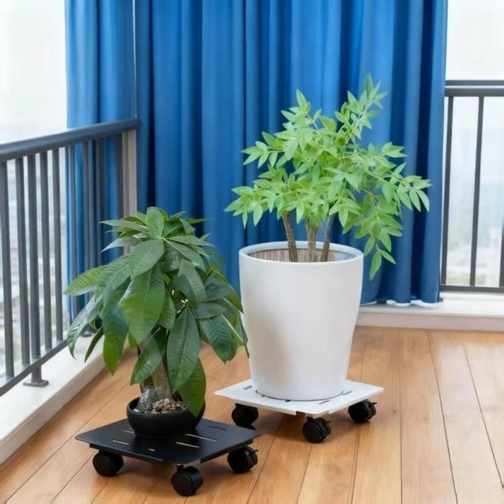 Indoor Outdoor Plant Stands Movable Plant Mobile Trolley Universal Plant Pot Tray For Heavy Plants