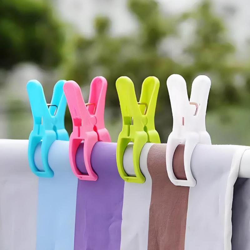5 Pezzi Picchetti di Plastica per Trapunte Fermagli per Asciugamani da Spiaggia Mollette per Bucato Morsetti Clip per Appendere in Casa Mollette Organizzazione per Bagno