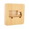 3D Wood Carving Lamp 2W Car Shape Hollow Design Warm White Light Pine Night Light Bedside Lamp for B