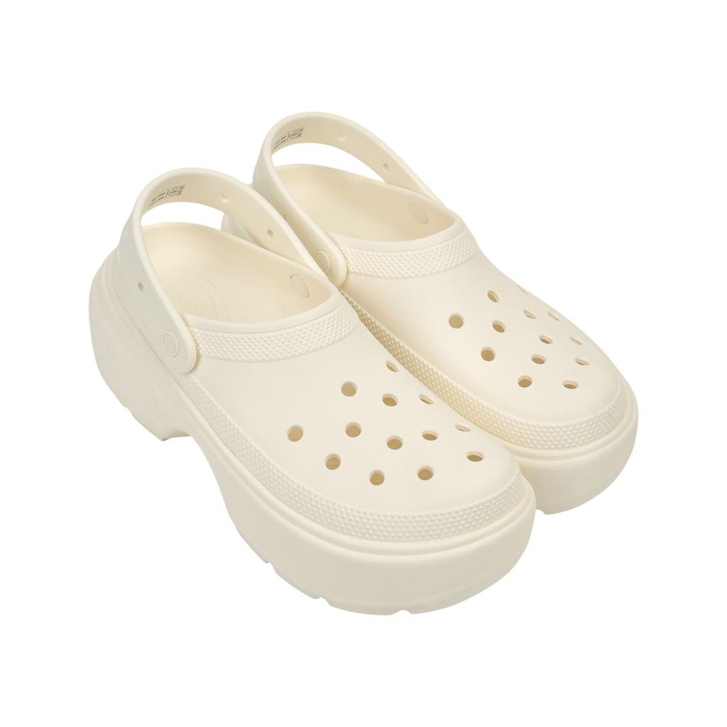 Crocs Stomp Clog Chalk Unisex Spor Ayakkabı Krem 209347-0WV