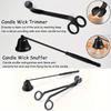 Kerzendocht-Schere Löscher Haken Kerzenzubehör-Set Heimpflege Kerzenwerkzeug Edelstahl Tragbar