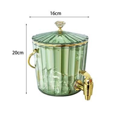 Drink Dispenser with Spigot Juice Jar for Juice Lemonade Refrigerator Seal Faucet Cold Kettle Beverage Bucket Household
