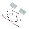 2 Pcs 12V Car 48 LED Panel Light Festoon Ba9s Dome Map Interior Bulbs