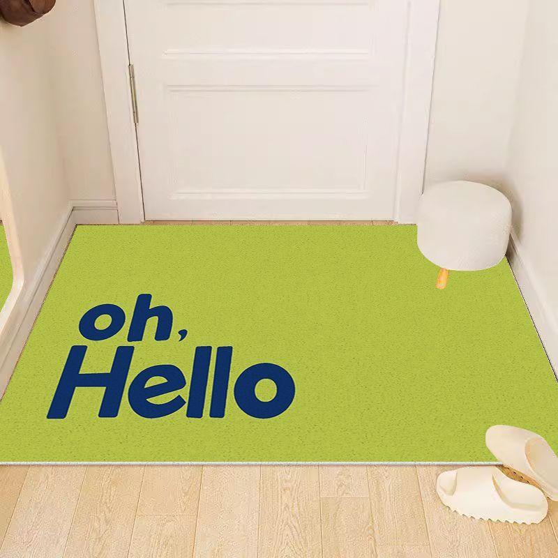 

Современный простой бытовой кристальный бархатный коврик для пола кухни ванной комнаты нескользящий коврик для крыльца грязный дверной коврик 40x60cm