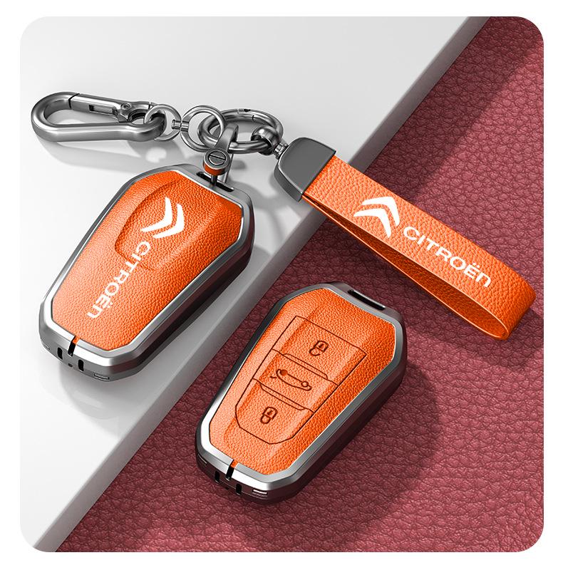 Car Key Cover & Buckle for Citroen C3XR, C4L, Tianyi, C5, C4 Sega, Elysee, C6 Models