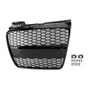 RS4 Style Front Honeycomb Mesh Grille Grill Fit    A4 B7 S-Line 2005-2008