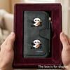 Hello Panda Carrot Men's Large Capacity Wallet with Business Card Slot and Cash Pocket, Suitable for Formal Occasions and Office Use, a Gift for