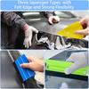 11Pcs Wallpaper Smoothing Tool Kit Reusable Vinyl Wrap Squeegee Glass Film Decal Window Tint Applicator Contour Vinyl Squeegee