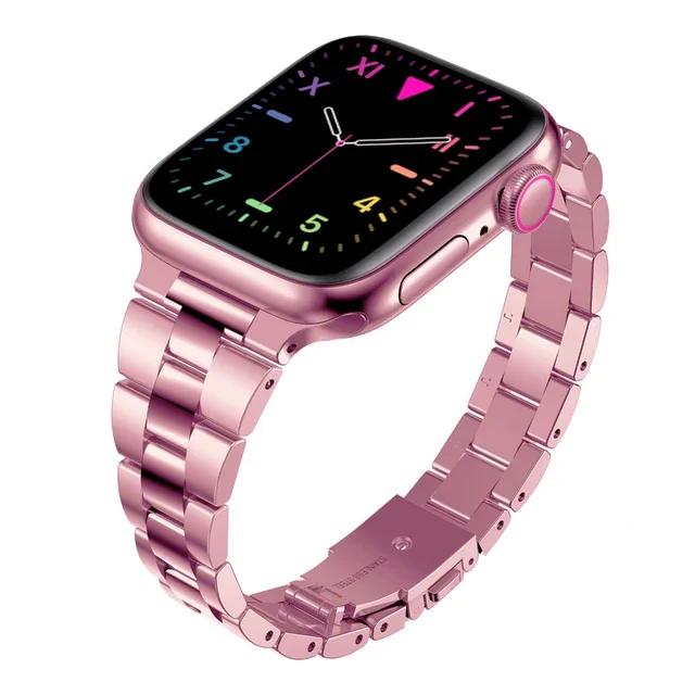 Women Stainless Steel Slim Bracelet For Apple watch Ultra3 11 10 9 8 7 49mm 40 42 41 45 46mm Band for iWatch Luxury Metal Strap
