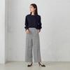 Comme Ca Ism Glen Check Wide Size Size S Pants, 38-52PK51-205, Gray,