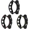 3 Pack 3 Colors Watch Case Compatible for Garmin Fenix 8 51MM Solar TPU Protector Protective Cover Coverage Bumper.(51MM Solar)