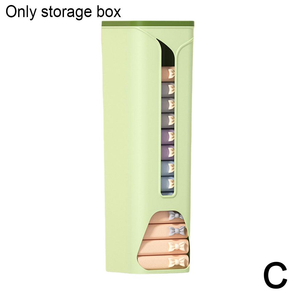 Home Wall Mounted Underwear Organizer Closet Underwear Panties Sock Organizer Kitchen Garbage Bag Organizer Dispenser